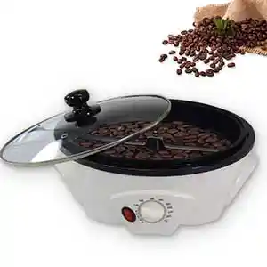 Kacsoo Electric Coffee Bean Roaster Machine,Time/Temperature Adjustable Home Coffee Beans Roasting Baking Machine,1200W Rotation Coffee Roaster 