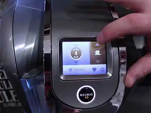 Big Touch Screen Interface of Keurig K575