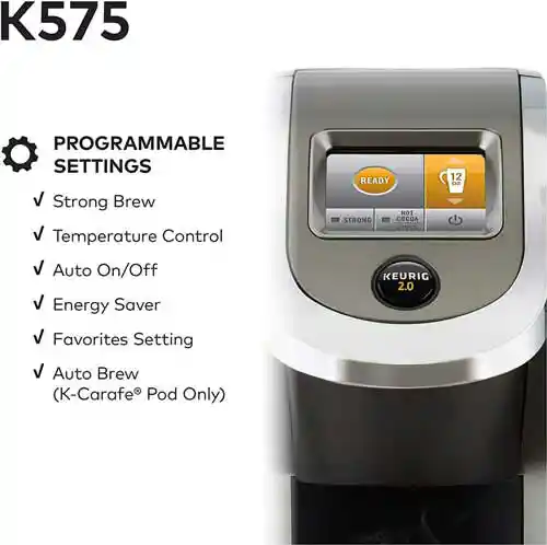 K575 Programmable Settings