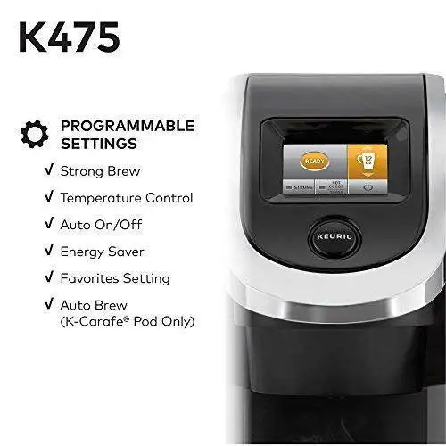 K475 Programmable Settings
