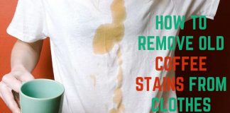 How to Remove Old Coffee Stains from Clothes