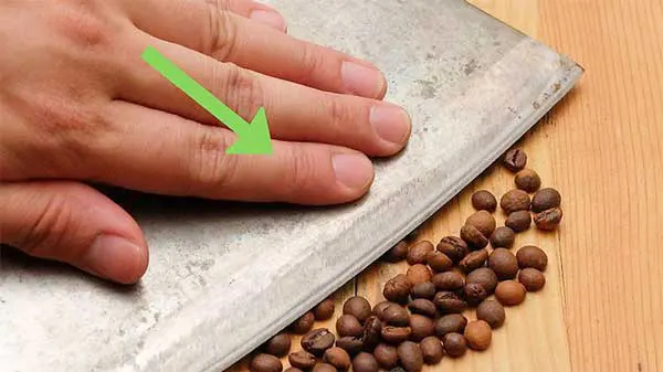 Knife to Grind Coffee Beans