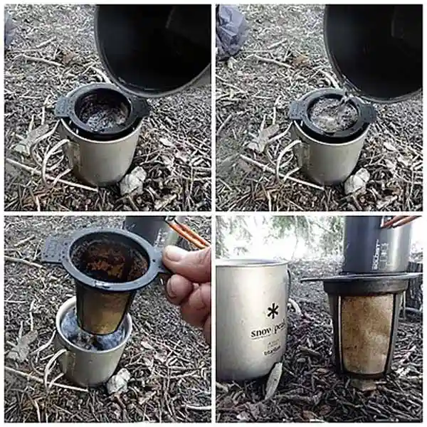 Make Coffee with Submersible Coffee Filter