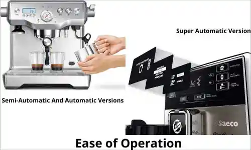 Ease Operation of Cappuccino Makers